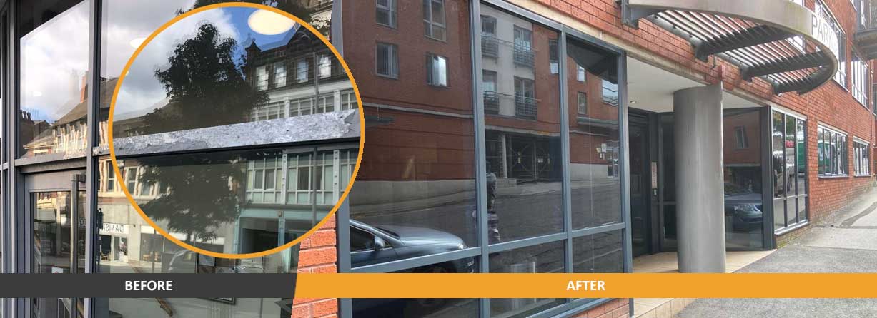 Apartments-BA Commerical respray - Before & After